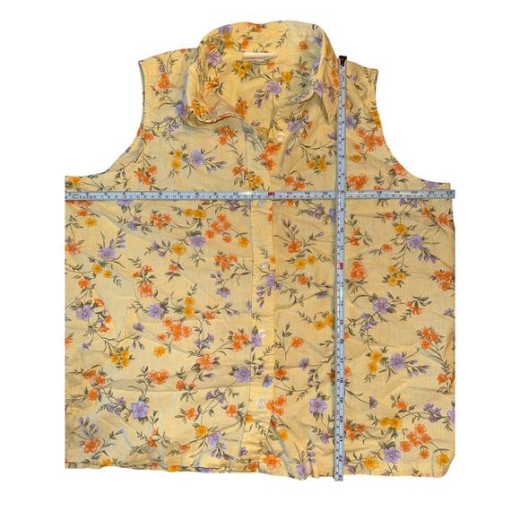 JONES NEW YORK top size 14 floral - Picture 5 of 5